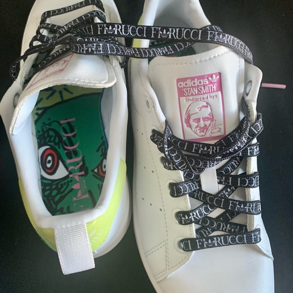 Adidas Fiorucci X Stan Smith “What Is Love?” Sz 6 Pop Art Limited Edition🔥 - Picture 5 of 7